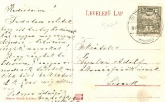 Balatonfüred, Dőry-villa; Grüner Simon kiadása (EK)