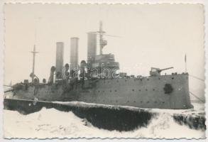 cca 1930 Szovjet hadihajó, 6x9 cm / cca 1930 Soviet warship, 6x9 cm