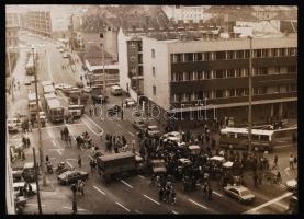 1990 Taxisblokád Budapesten 18x12 cm