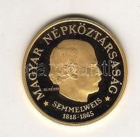 1968. 100Ft Au 8,41g "Semmelweis" T:PP díszdobozban