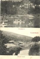 Tusnádfürdő, Csónakázó-tó, Olt / lake, river, boats