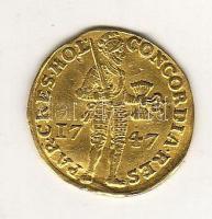 Hollandia/Holland tartomány 1747. 1D Au 3,49g T:2 nagyon pici ütésnyom