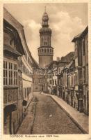 Sopron, Kolostor utca 1870-ben; Monsberger Gottfried kiadása (EK)