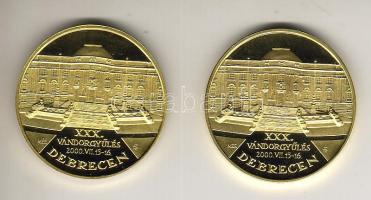 1990. MÉE "Debrecen-Csokonai Vitéz Mihály" 2 klf érem Au 31g csak 10db!!! Unikát! T:PP + Au 62g csak 5db!!! Unikát! T:PP Csak néhány db létezik belőlük, egyike a legritkább MÉE vereteknek! RRR!!! Tanúsítvány mellékelve!