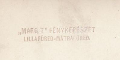cca 1930 Margit fényképészet: Lillafüred, kastély és parkja, pecséttel jelzett vintage fotó, 18x24 c...