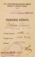 1925 A MÁV. Északi Főműhelyében Alkalmazott Személyzet Önsegélyező és Temetkezési Egylete 16p.