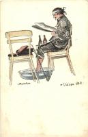 A Selmeci Diákéletből XVI. Vizsga előtt / Studentica s: Bartha L. (fl)