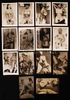cca 1960 14 db finoman erotikus fotó / Erotic photos 6x9 cm