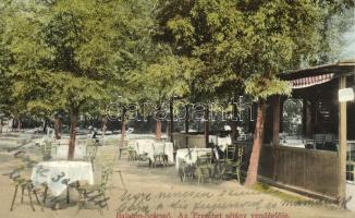 Balatonszárszó, Erzsébet sétány vendéglője; Pongrácz Béla kiadása