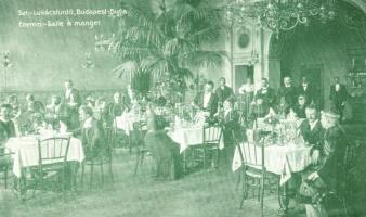 Budapest II. Lukács fürdő, Étterem belső