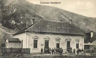 Váralja, Bálványosváralja; Vasúti szálloda; kiadja Löbl Adolf; Adler fényirda / railroad hotel