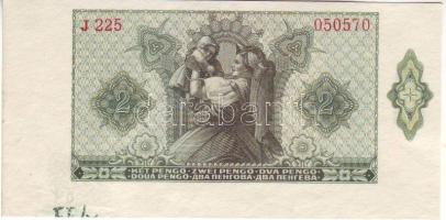 1940. 2P jobb alsó ívszél mindkét oldalon nyomdai jelzésekkel T:I