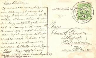 Zakarócz, Zakárfalva; Telep és hivatalnokok lakása; Korach Henrik kiadása / workers apartments