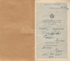 1920 Nagycímeres útlevél