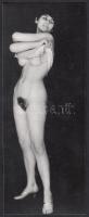 cca 1970-1980 Szép formák kiszabadulva és feltárulva, finoman erotikus fénykép, 17x7 cm / cca 1970-1980 Erotic photo, 17x7 cm