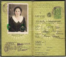 1934 1931 es kiadású útlevél