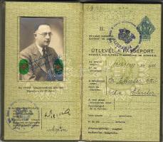 1931-es kiadású útlevél