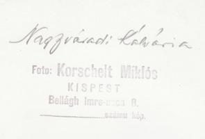 cca 1940 Korschelt Miklós (1900-1982): Nagyvárad a Sebes-Kőrös partján, 2 db pecséttel jelzett fotó,...