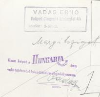 cca 1940 Vadas Ernő (1899-1962): Őzikék a Margitszigeten, pecséttel jelzett, aláírt vintage fotó, a ...