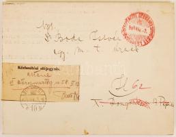 1935 Gyászjelentés Gombocz Zoltán (1877-1935) nyelvész haláláról, Boda István (1894-1979) pszichológ...