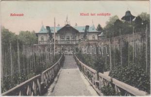 1909 Kolozsvár, Cluj; Kőmali kert vendéglője, szőlőskert. kiadja Lepage Lajos / restaurant with vineyards (EK)