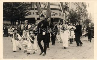 Kolozsvár, bevonulás, Cservény fotó / entry of the Hungarian troops, photo 'vissza' So. Stpl