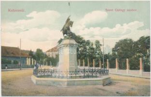 Kolozsvár, Szent György szobor, Divald / statue