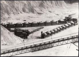 cca 1970-1980 Zsigri Oszkár: Murva bánya, jelzetlen vintage fotóművészeti alkotás a szerző hagyatékából, 17x23 cm