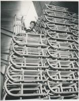 cca 1980 Szánkó, ródli, csúszka hegy, 22x17 cm