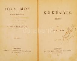 Jókai Mór ujabb regényei: A kis királyok I.-III. Bp., 1893. Révai. Egészvászon kötésben (Gottermayer...