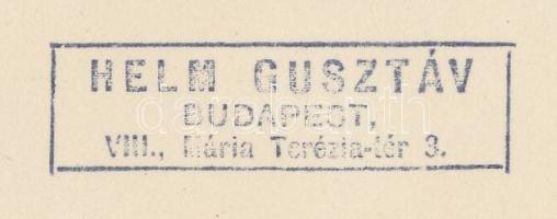 cca 1920 Helm Gusztáv: Vágtass Ráró, jön a vihar!, pecséttel jelzett vintage fotóművészeti alkotás, ...