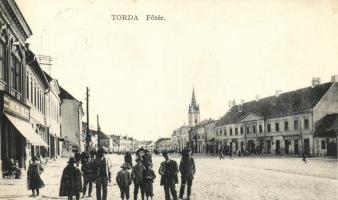 Torda, Főtér; Füssy József kiadása / main square