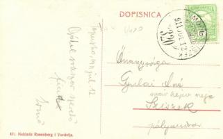 Topusko, Kr. zemaljsko ljeciliste, veranda restauracije; naklada Rosenberg i Vurdelja / spa restaura...