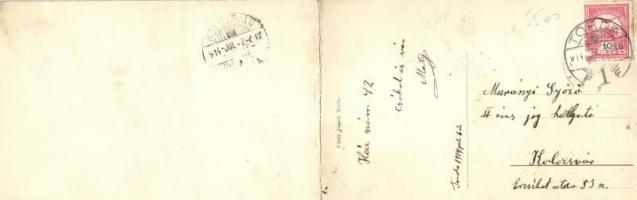 Torda, panoramacard; kiadja Füssy József