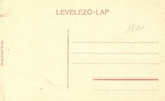 Torda, 100 éves Arany híd belseje; kiadja Füssy József / old bridge (EK)