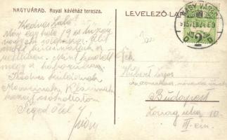 Nagyvárad, Rimanóczy gőzfürdő, Royal kávéház / spa, Royal café