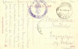 Szászrégen, Maros part; Hűbner Ignác kiadása / riverside