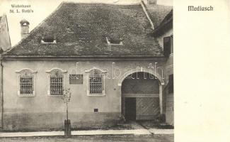 Medgyes, Mediasch; Wohnhaus St. L. Roth's / Roth house