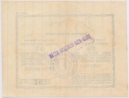 Nagybánya 1920.05.02. 100K "Utalvány" vízjeles papíron, bélyegzésekkel T:II (apró szakadás...