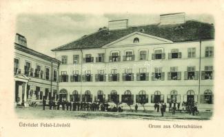 Felsőlövő, Oberschützen; Evangélikus Főgimnázium / Ev. Obergymnasium; Verlag Otto Kirnbauer / Evangelist grammar school