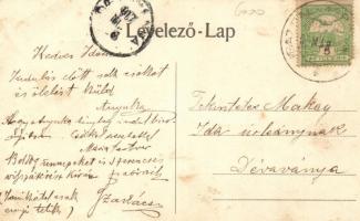 Igazfalva, Kohn Adolf kereskedése, vasútállomás, református templom / shop, railway station, calvini...