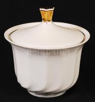 Hollóházi teás készlet, jelzett, hibátlan