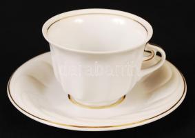 Hollóházi teás készlet, jelzett, hibátlan