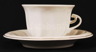 Hollóházi teás készlet, jelzett, hibátlan