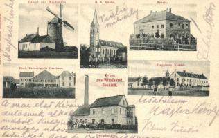 Nova Topola, Windhorst; Dampfmühle, Ferd. Brenzinger's Gasthaus / mill, restaurant