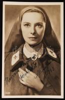 Muráti Lili színésznő aláírt fotólapja