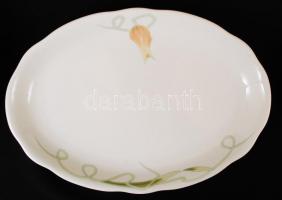 Zsolnay tulipános étkészlet, jelzett, matricás, hibátlan, összesen: