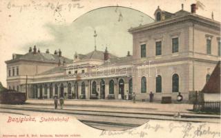 Banjaluka, Stadtbahnhof; Alleinverlag Josef S. Wolf / railway station