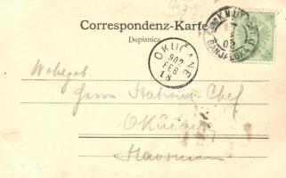 Banjaluka, Stadtbahnhof; Alleinverlag Josef S. Wolf / railway station