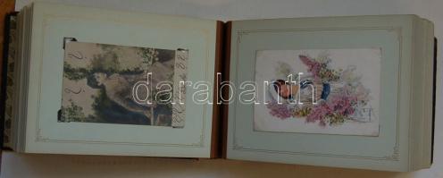 Szép nők 100 db képeslap közte szignós művészlapok / Schöne Frauen, 100 Stk dabei viele signierte Kü...